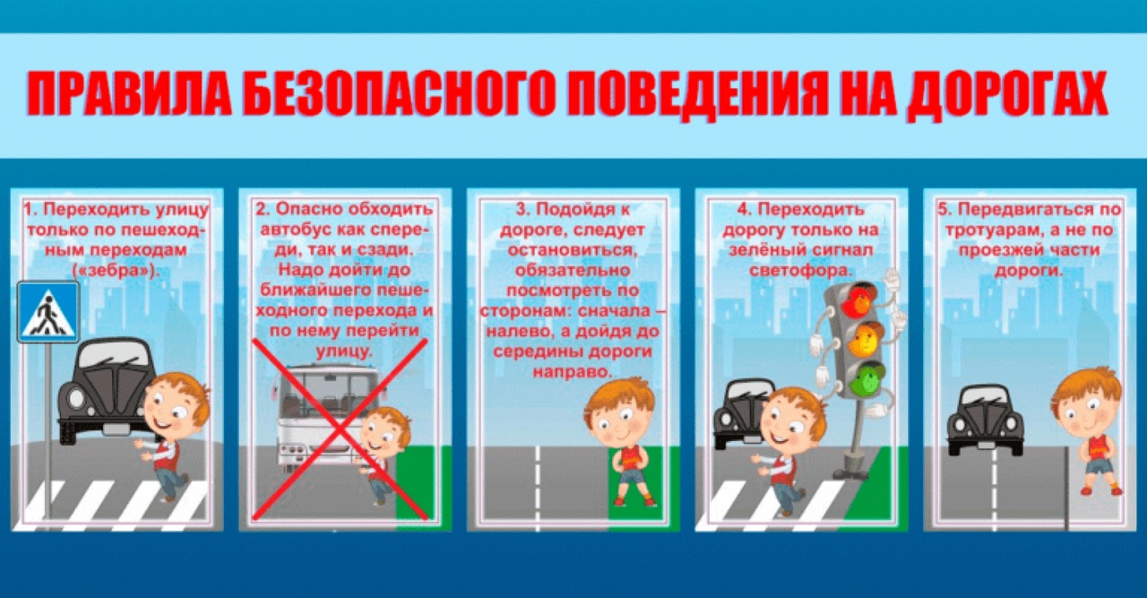 Правила безопасного поведения на дорогах